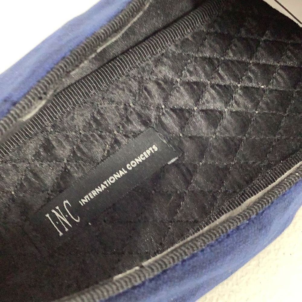 International Concepts Blue Velvet Skull Loafers Men’s Size 13 - Picture 5 of 11